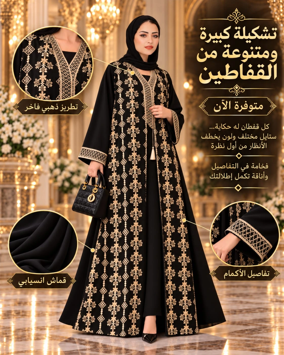 قفطان ليالي الذهب