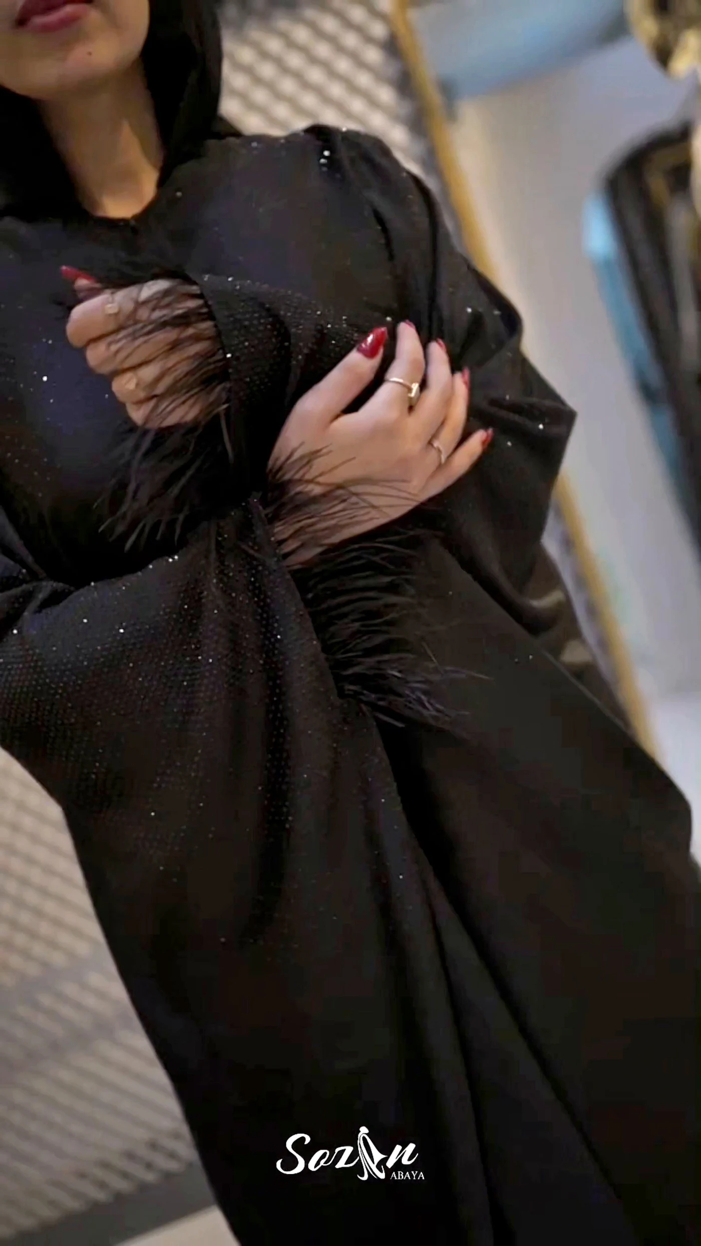 ملحفة بريق الريش صورة 7